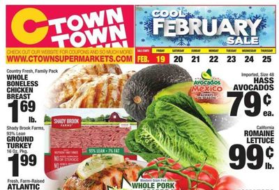 C-Town Weekly Ad Flyer February 19 to February 25