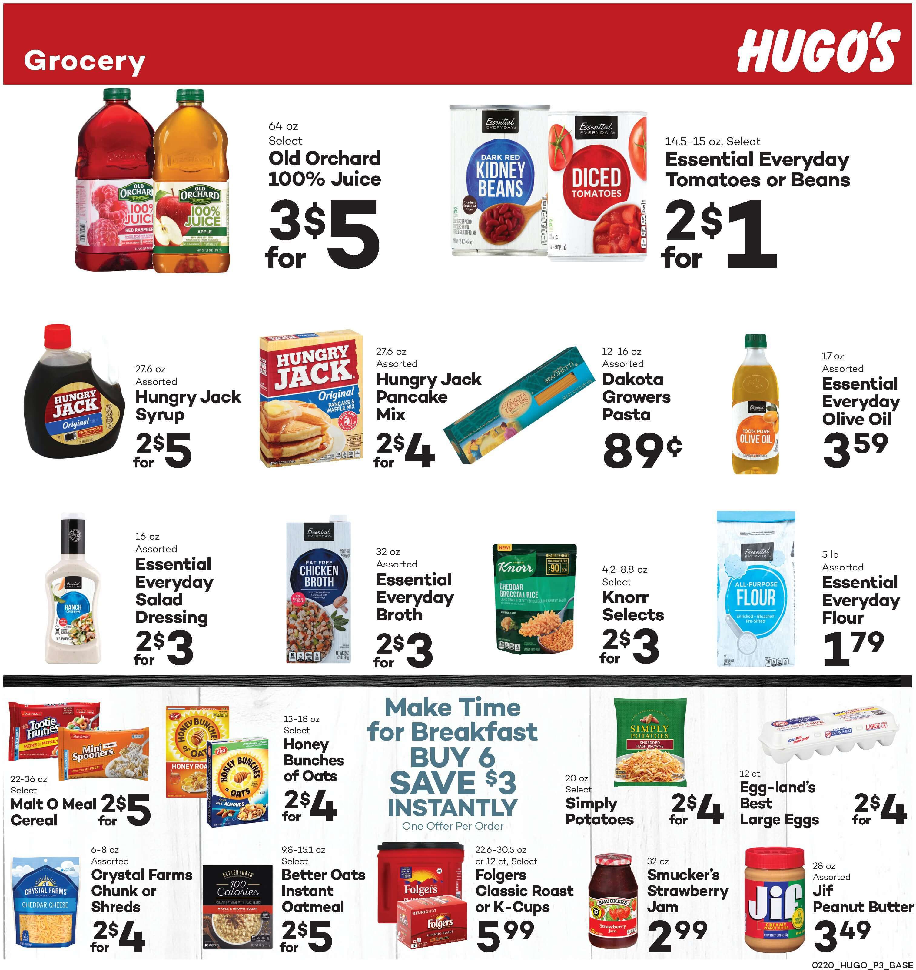Hugo's Family Marketplace Weekly Ad Flyer February 20 to February 26, 2021