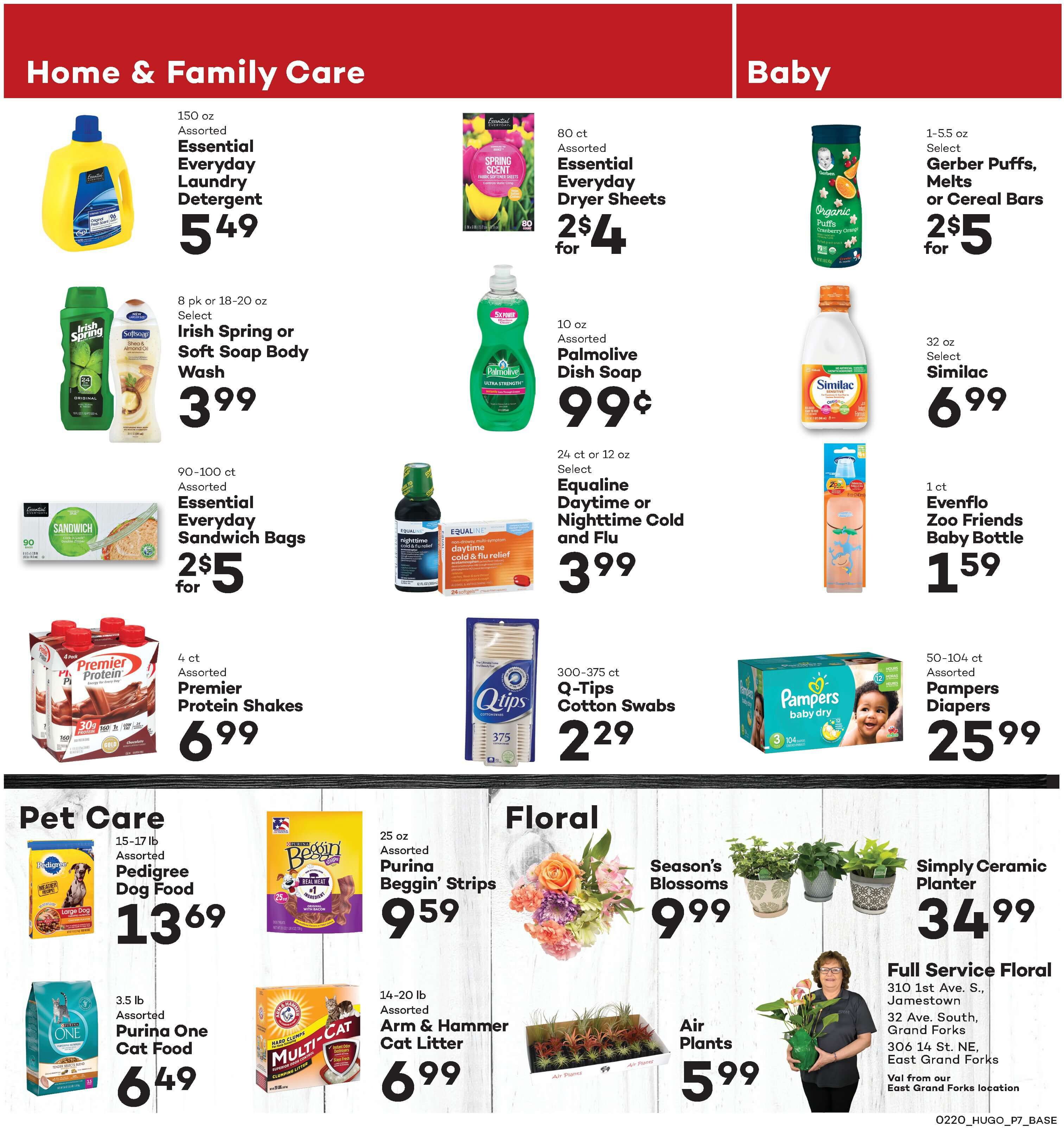 Hugo's Family Marketplace Weekly Ad Flyer February 20 to February 26, 2021