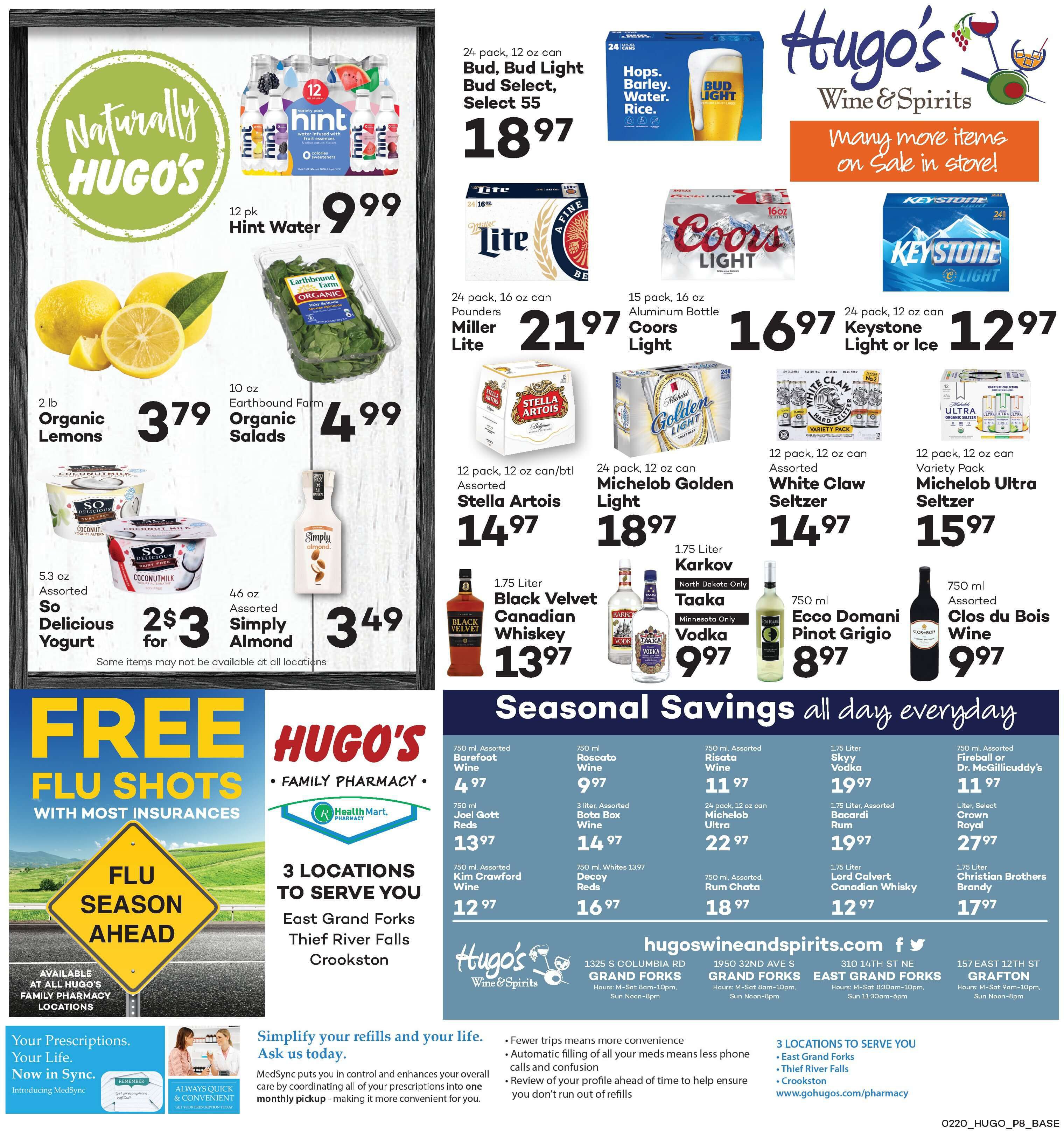 Hugo's Family Marketplace Weekly Ad Flyer February 20 to February 26, 2021
