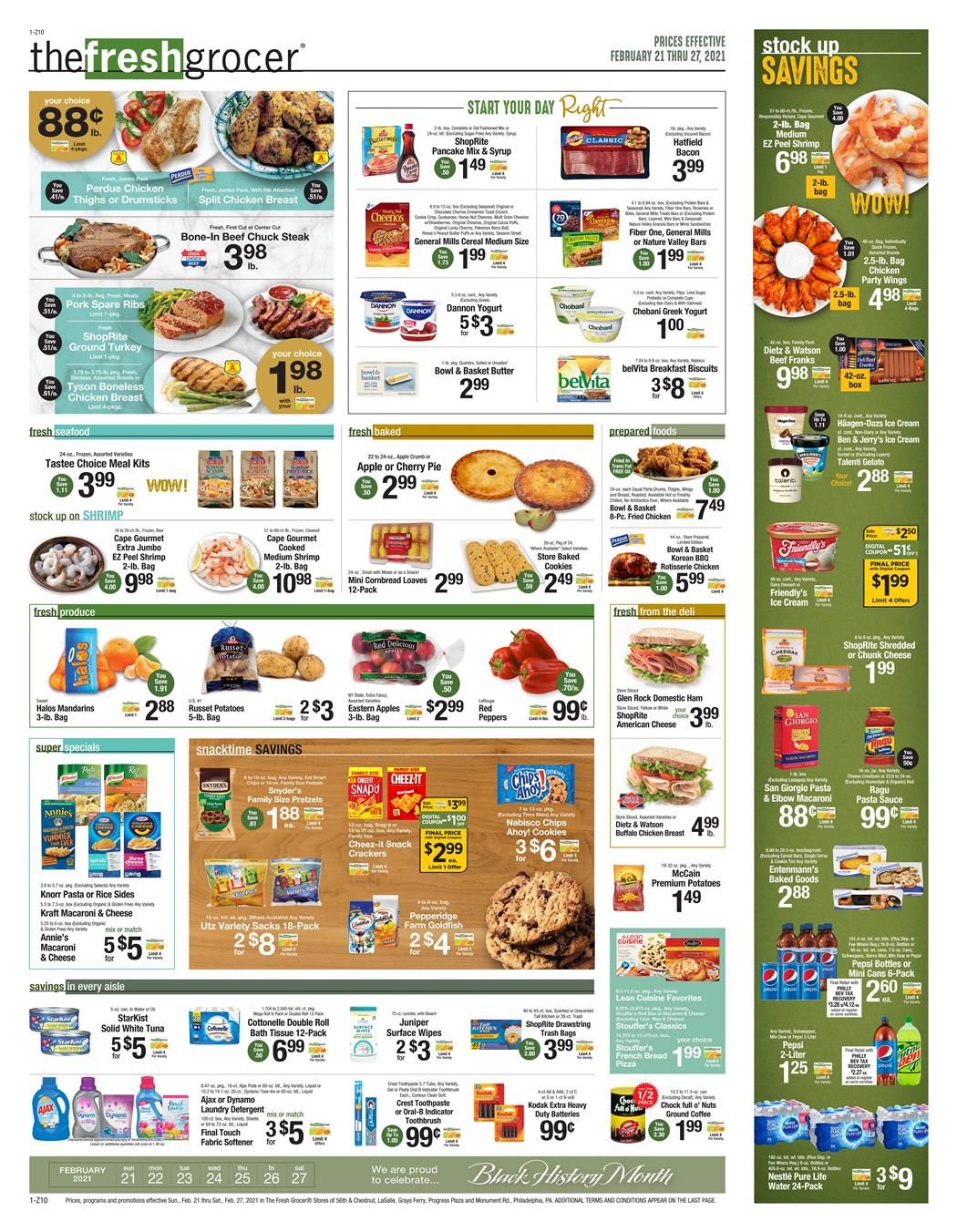 The Fresh Grocer Weekly Ad Flyer February 21 to February 27, 2021