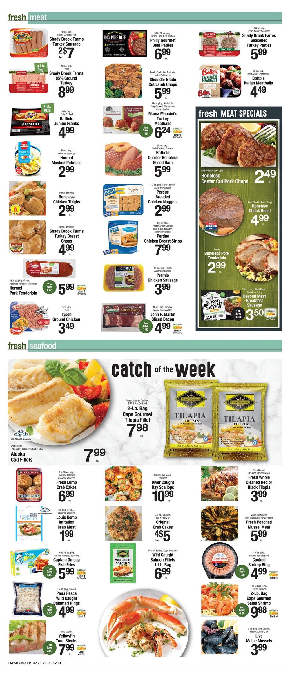 The Fresh Grocer Weekly Ad Flyer February 21 to February 27, 2021