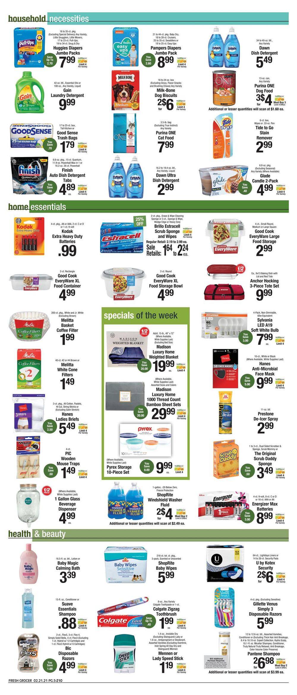 The Fresh Grocer Weekly Ad Flyer February 21 to February 27, 2021