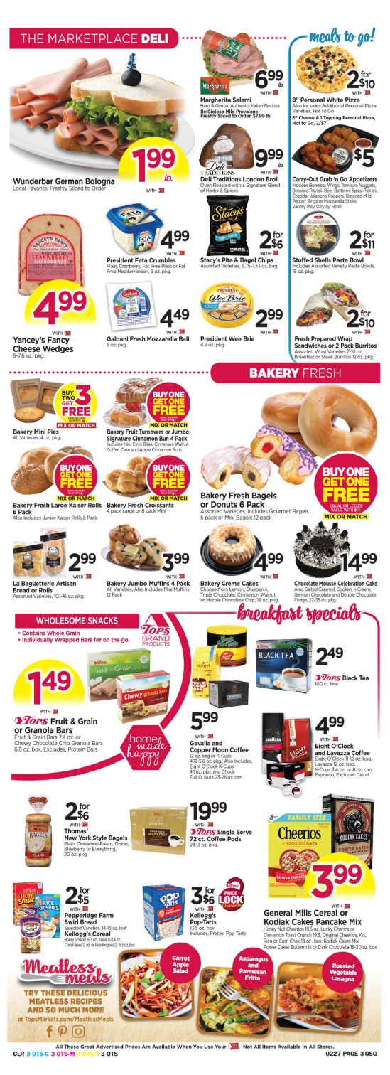 Tops Friendly Markets Weekly Ad Flyer February 21 to February 27, 2021