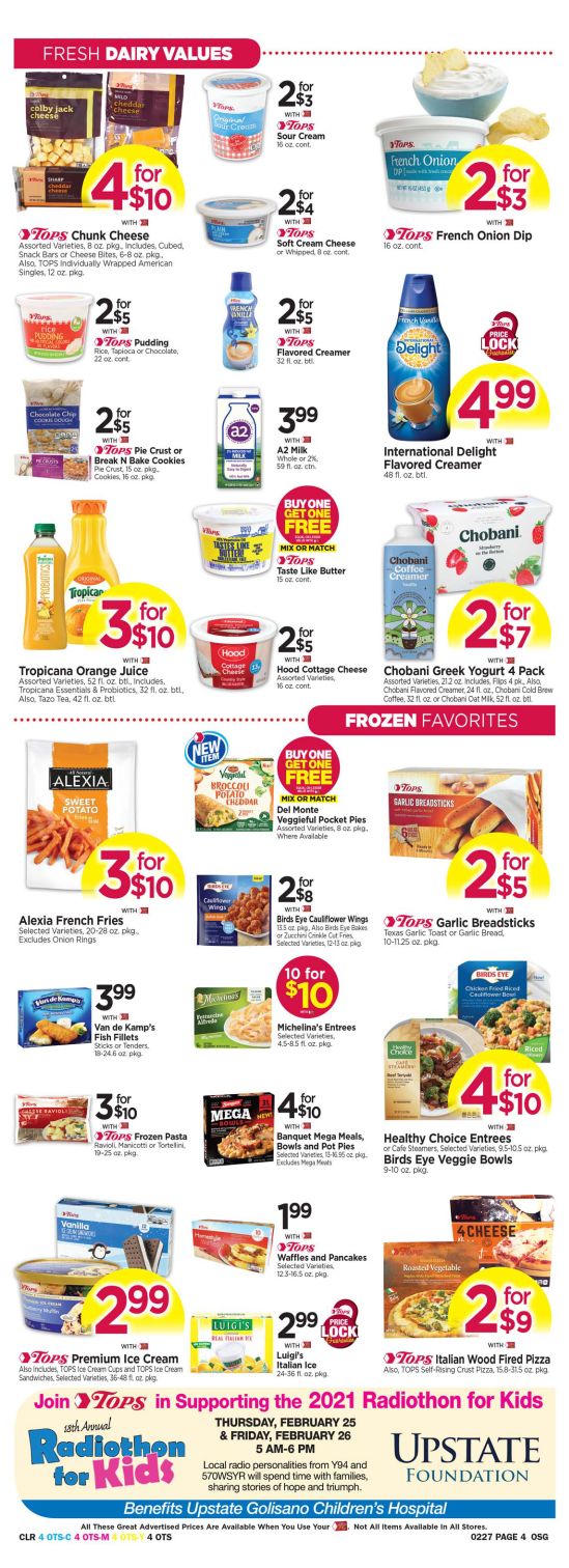 Tops Friendly Markets Weekly Ad Flyer February 21 to February 27, 2021