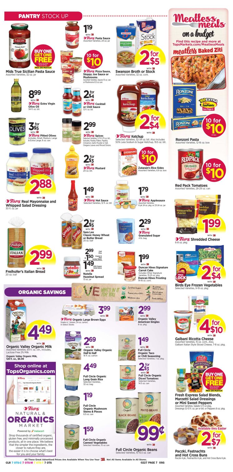 Tops Friendly Markets Weekly Ad Flyer February 21 to February 27, 2021