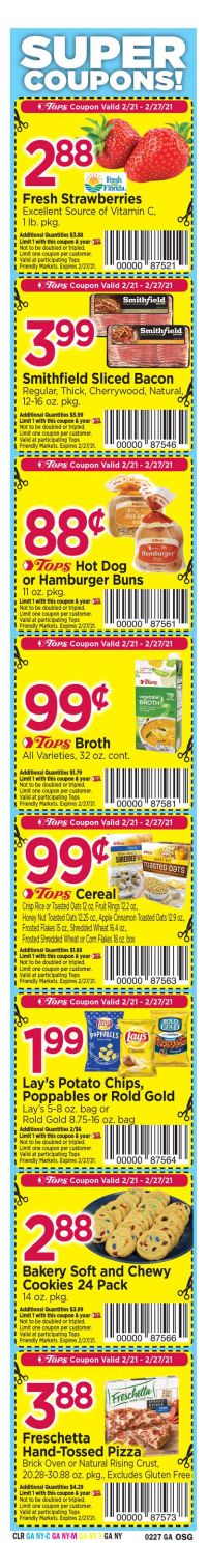Tops Friendly Markets Weekly Ad Flyer February 21 to February 27, 2021