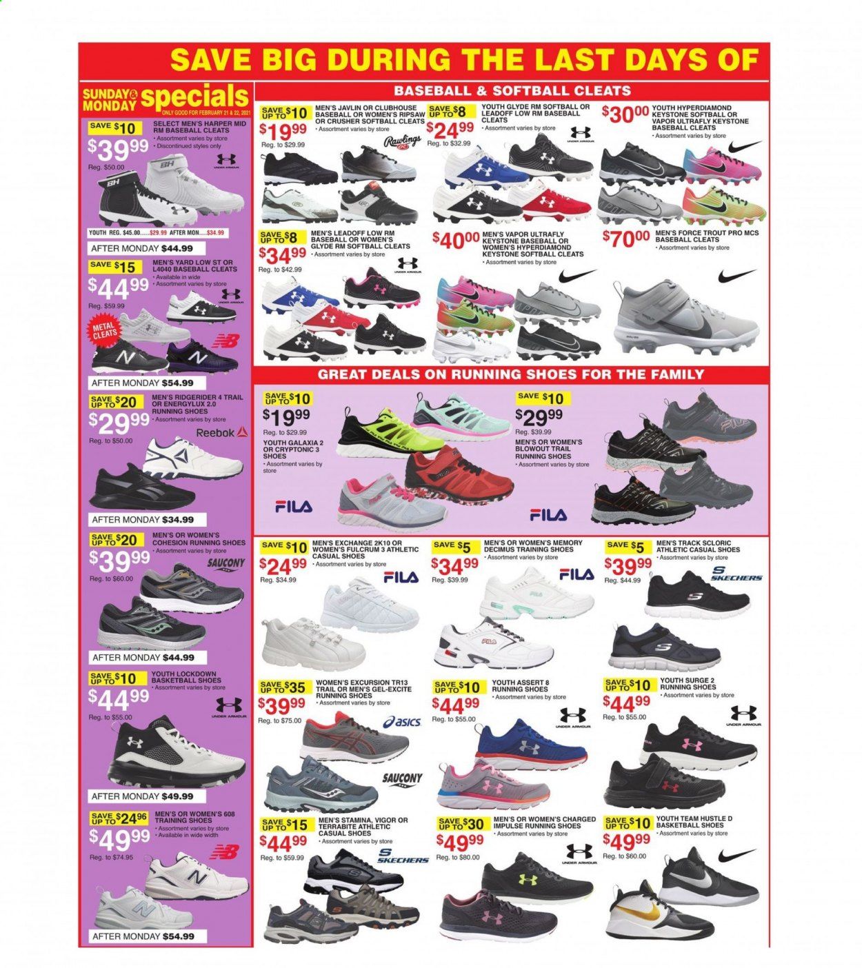 Dunham's Sports (MI, PA, WI) Weekly Ad Flyer February 20 to February 25