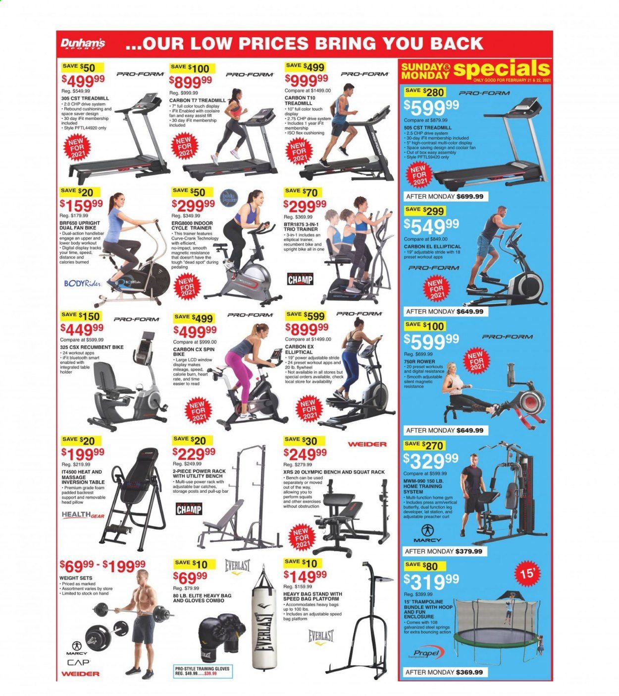 Dunham's Sports (MI, PA, WI) Weekly Ad Flyer February 20 to February 25