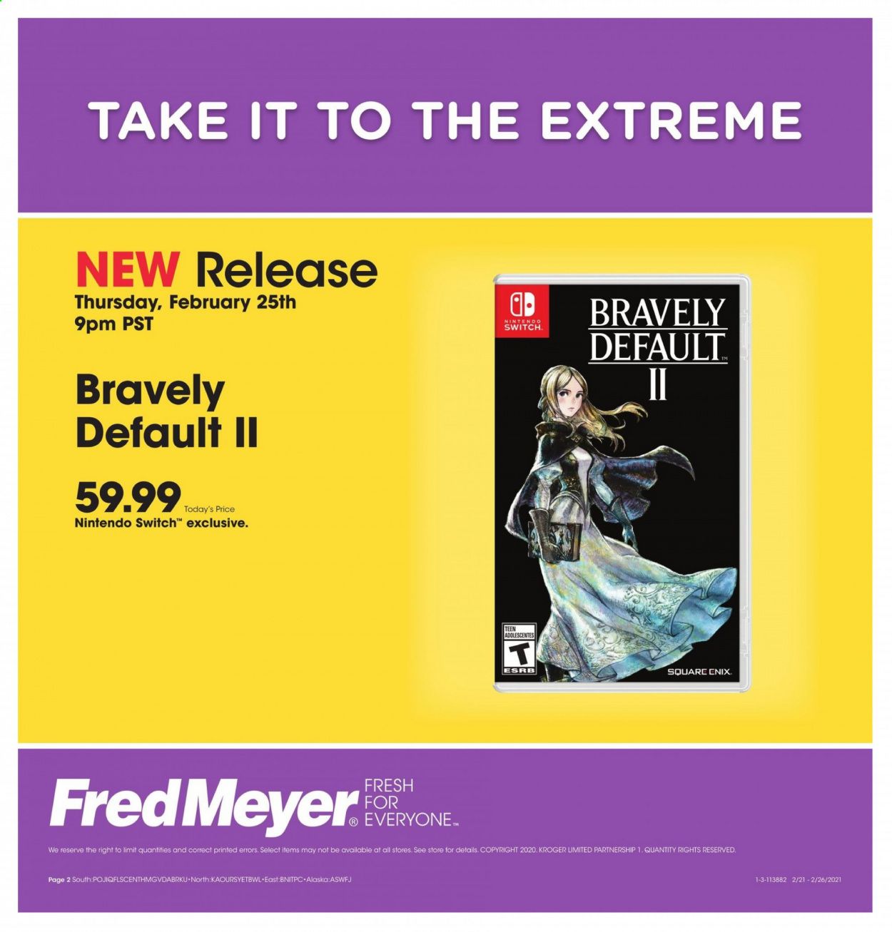 Fred Meyer (DC, DE, NJ, NY, PA, VA) Weekly Ad Flyer February 23 to February 26