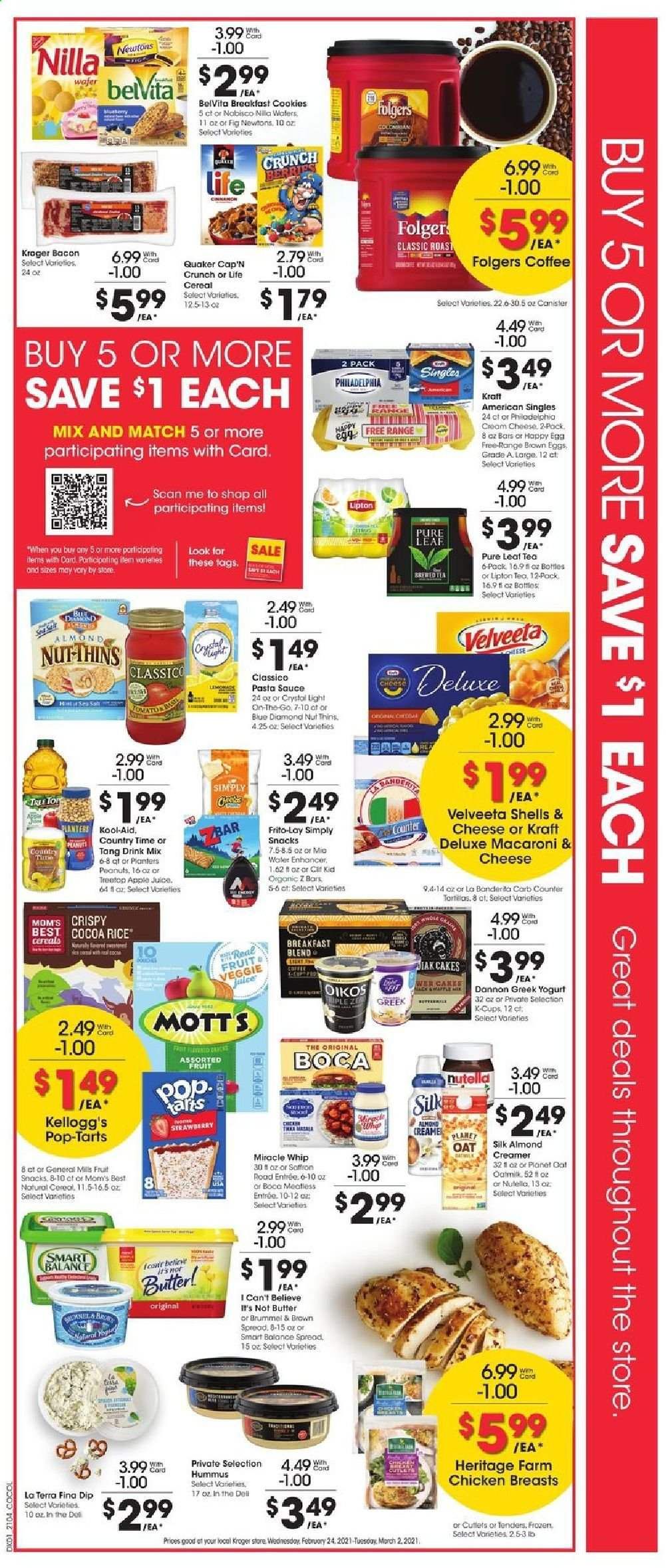 Kroger (GA, IL, LA, MI, OK, SC, TN, TX, VA) Weekly Ad Flyer February 24 to March 2