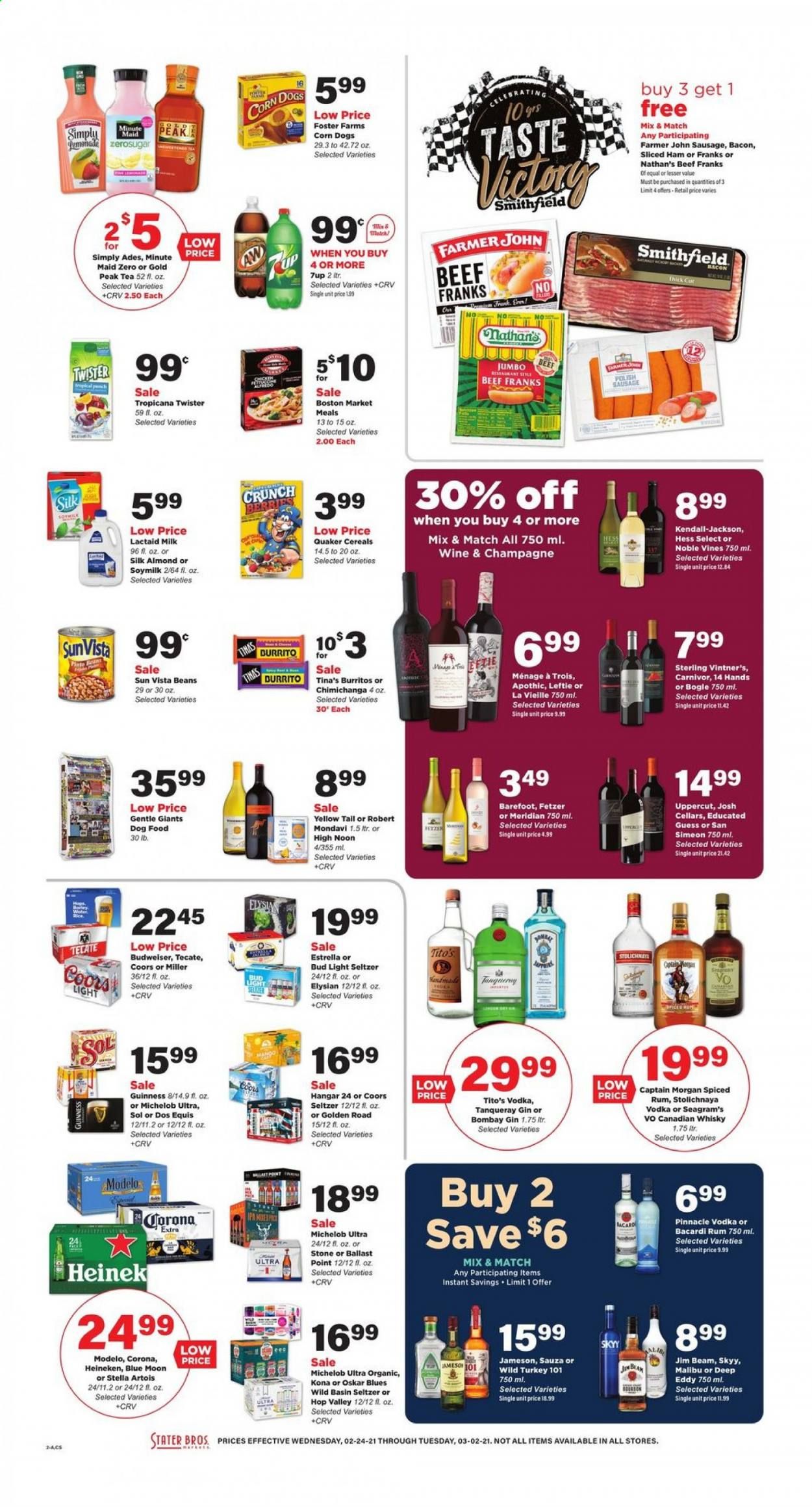 Stater Bros. Weekly Ad Flyer February 24 to March 2