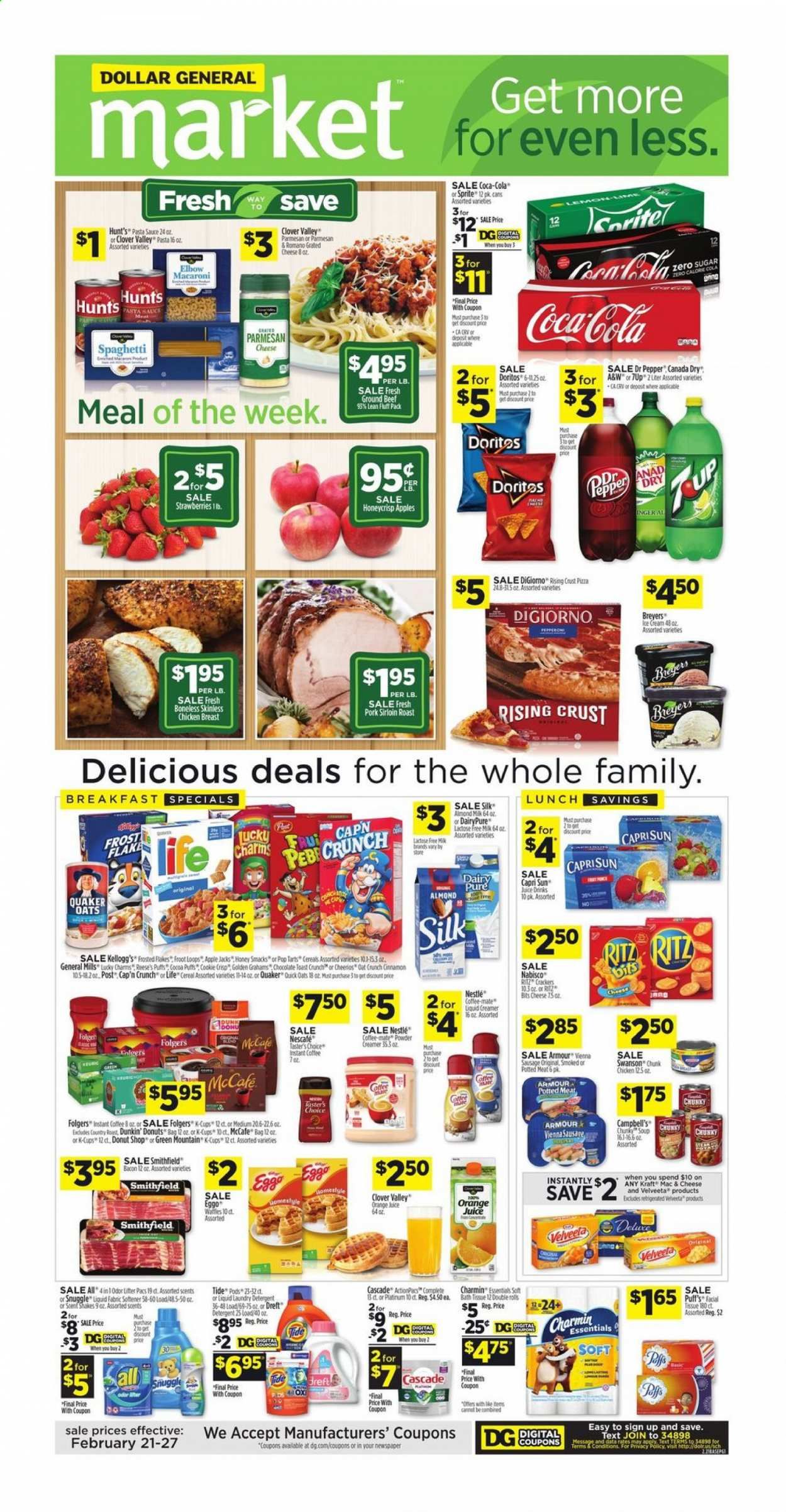 Dollar General (AL, GA, KY, LA, TN) Weekly Ad Flyer February 21 to February 27