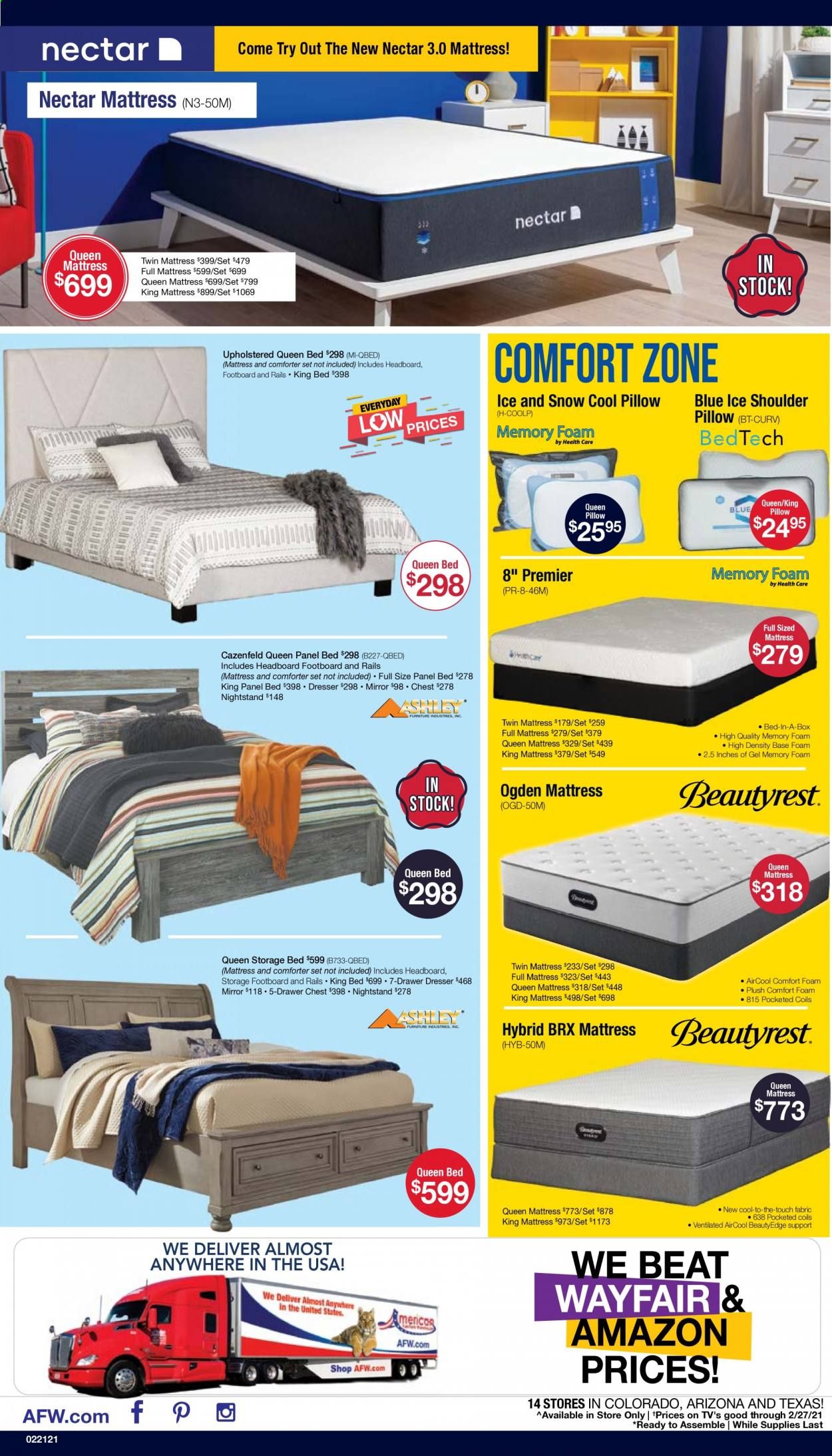 American Furniture Warehouse Weekly Ad Flyer February 21 to February 27
