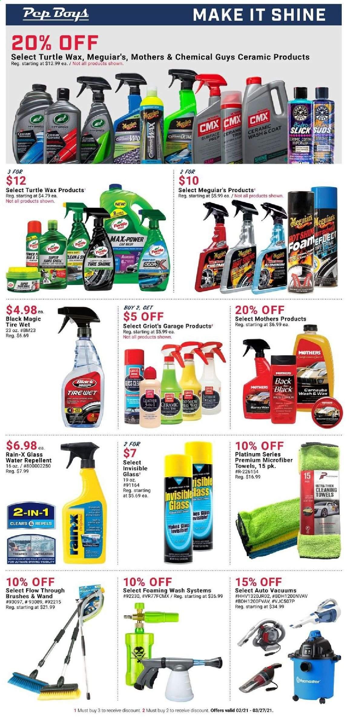 Pep Boys Weekly Ad Flyer February 21 to March 27
