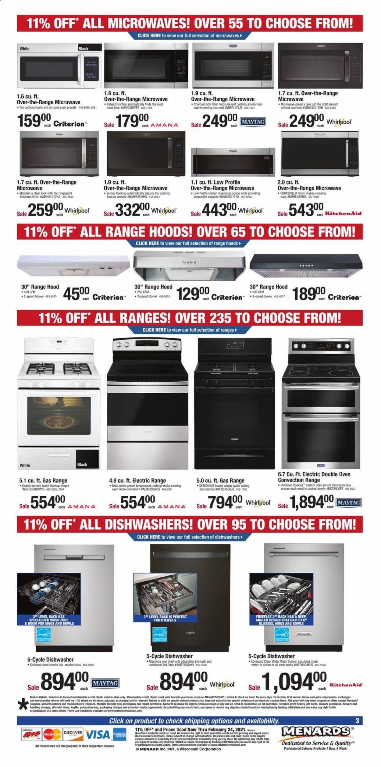 Menards Weekly Ad Flyer February 21 to February 24