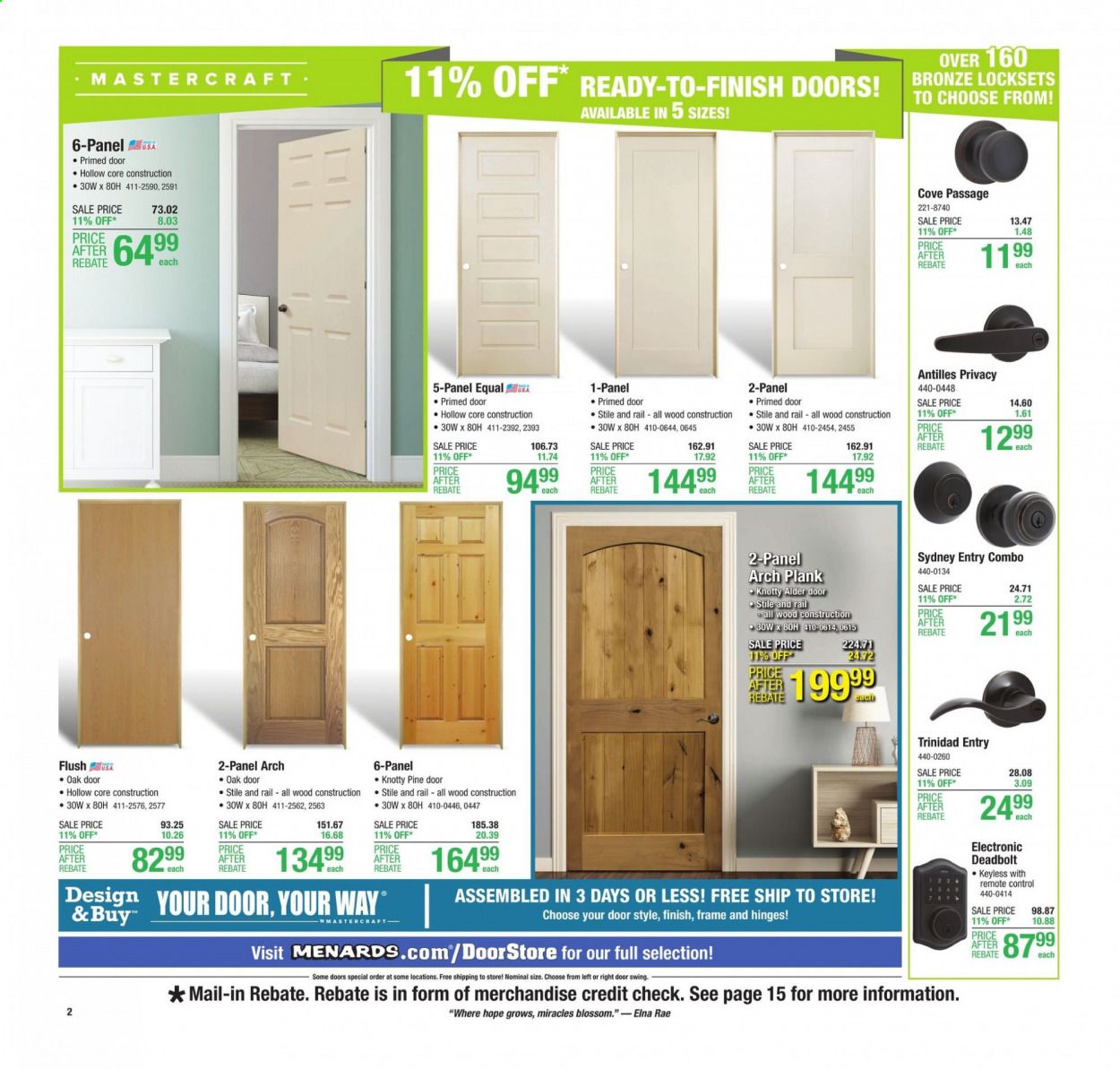 Menards Weekly Ad Flyer February 21 to February 27