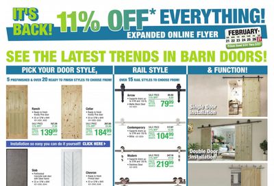 Menards Weekly Ad Flyer February 21 to February 27