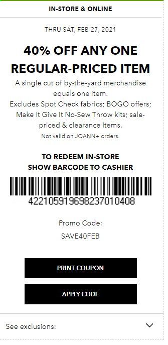 JOANN Weekly Ad Flyer February 22 to February 27