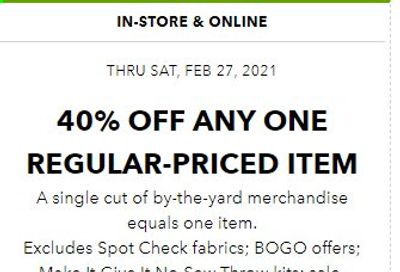 JOANN Weekly Ad Flyer February 22 to February 27