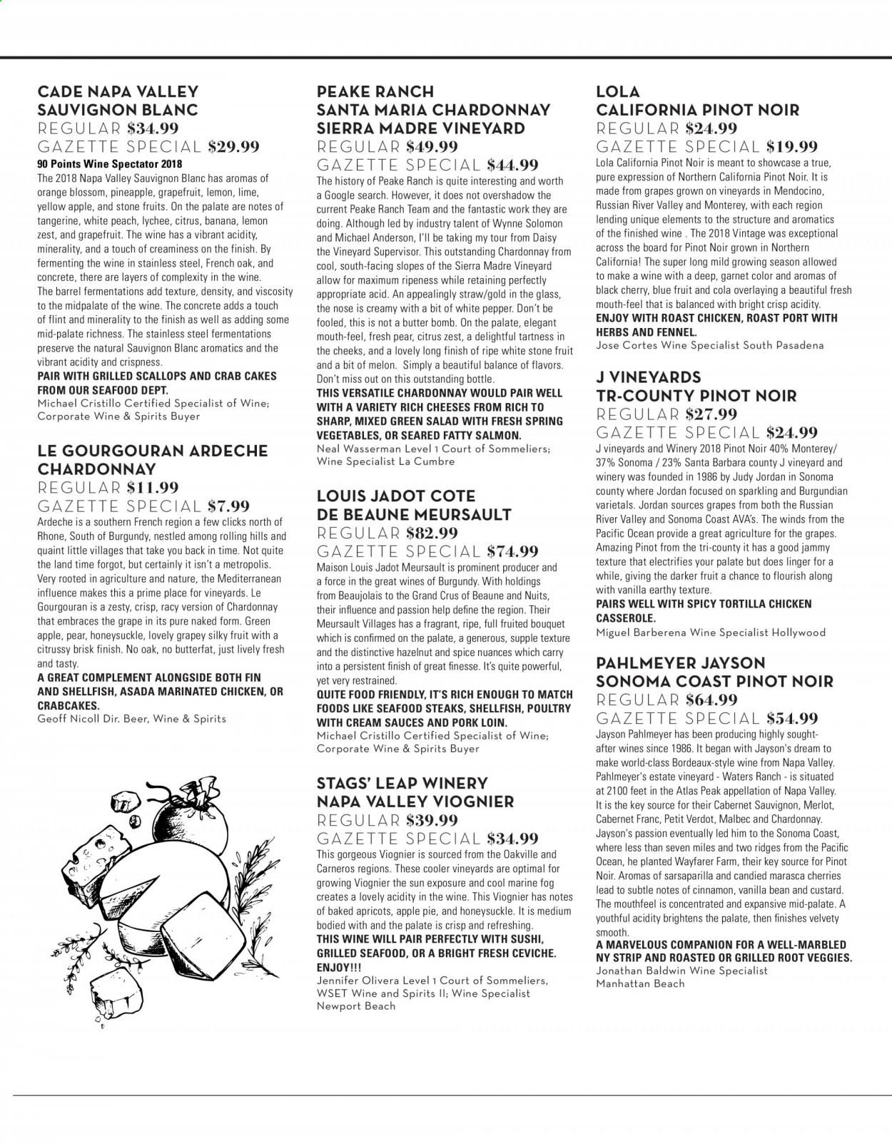 Bristol Farms (CA) Weekly Ad Flyer February 1 to February 28