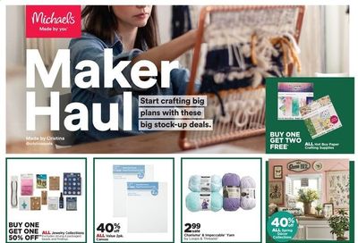 Michaels Weekly Ad Flyer February 21 to February 27