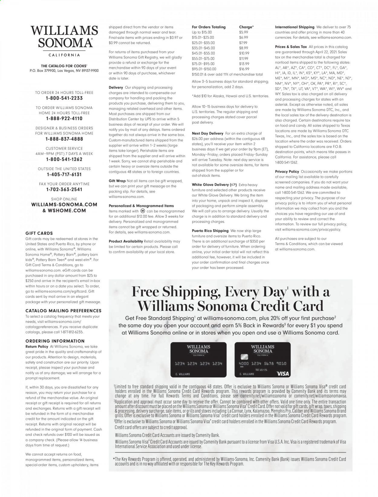 Williams-Sonoma Weekly Ad Flyer February 23 to March 2