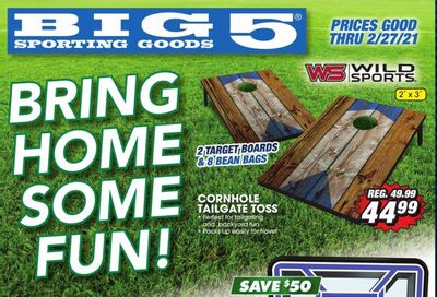Big 5 Weekly Ad Flyer February 21 to February 27