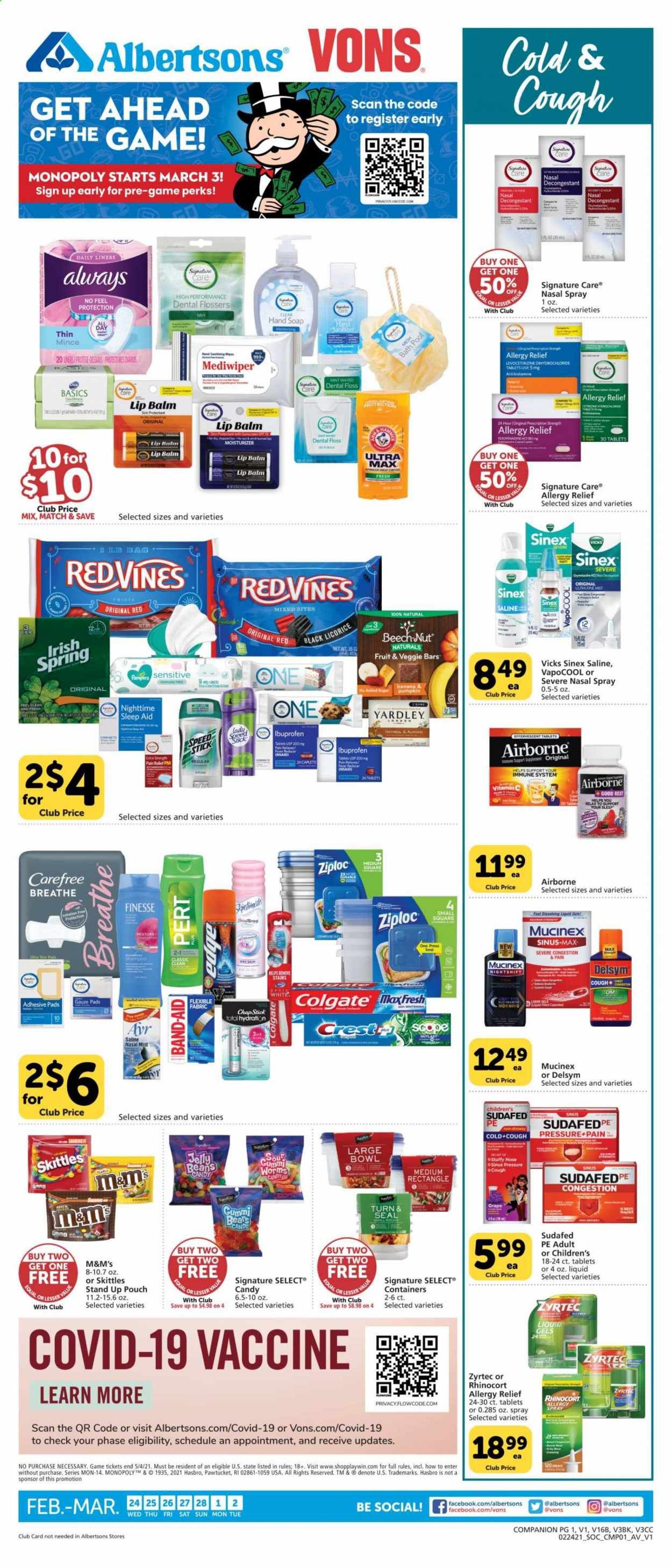 Vons (CA, NV) Weekly Ad Flyer February 24 to March 2