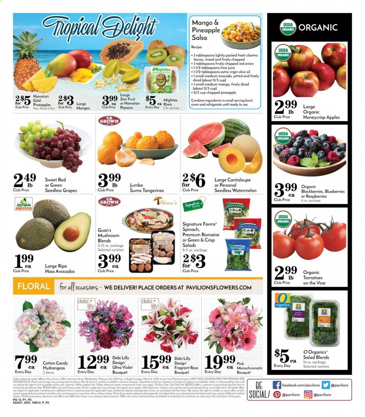 Pavilions (CA) Weekly Ad Flyer February 24 to March 2