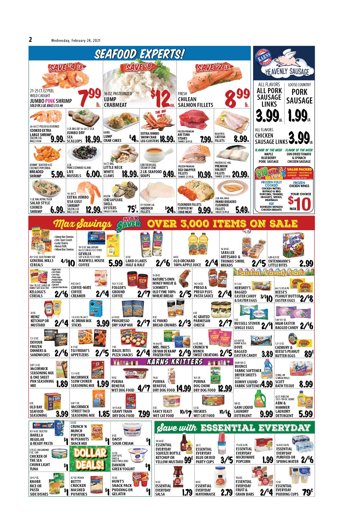 Karns Quality Foods Weekly Ad Flyer February 22 to March 1, 2021