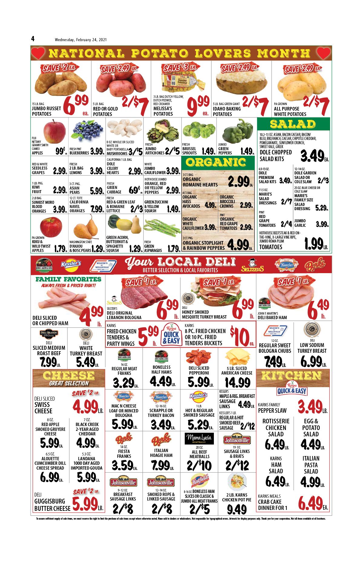 Karns Quality Foods Weekly Ad Flyer February 22 to March 1, 2021