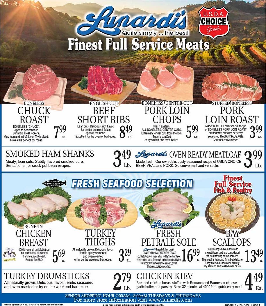 Lunardi's Weekly Ad Flyer February 23 to March 1, 2021