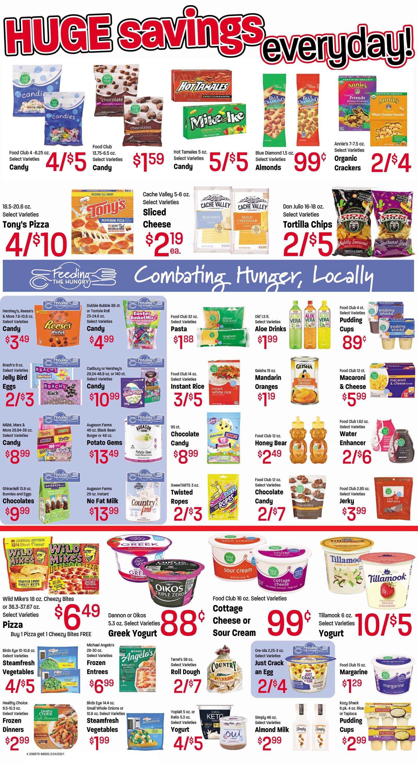 Ridley's Family Market Feeding The Hungry Sale Weekly Ad Flyer February 23 to March 1, 2021