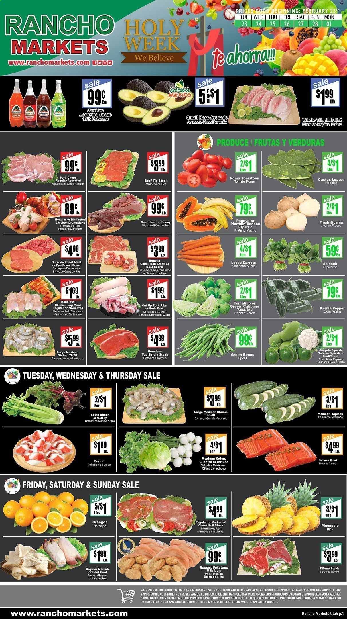 Rancho Markets Weekly Ad Flyer February 23 to March 1