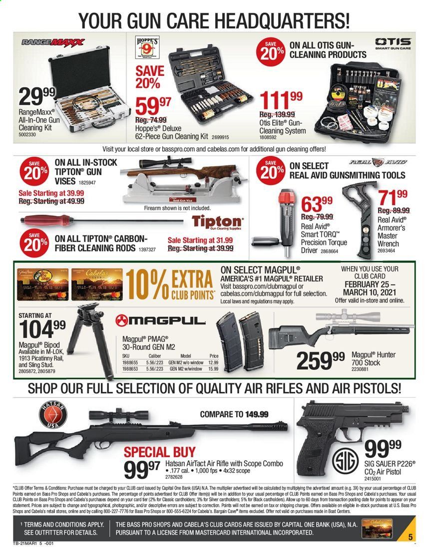 Cabela's Weekly Ad Flyer February 25 to March 10