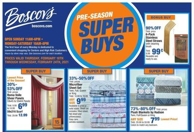 Boscov's Weekly Ad Flyer February 21 to February 24