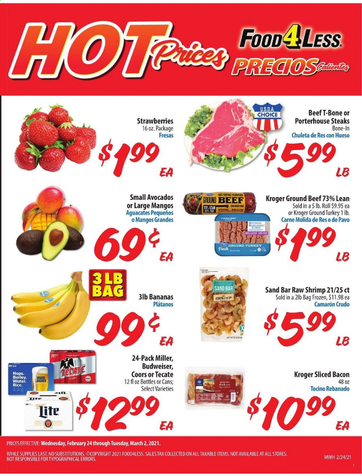 Food 4 Less (IN) Weekly Ad Flyer February 24 to March 2