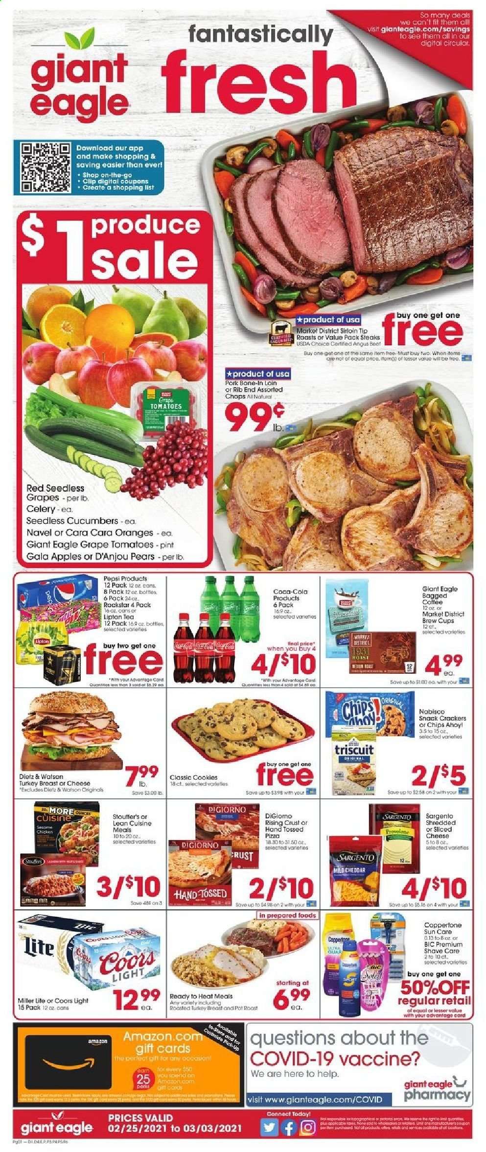 Giant Eagle (IN, MD, OH, PA, WV) Weekly Ad Flyer February 25 to March 3