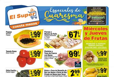 El Super (AZ, CA, NM, NV, TX) Weekly Ad Flyer February 24 to March 2