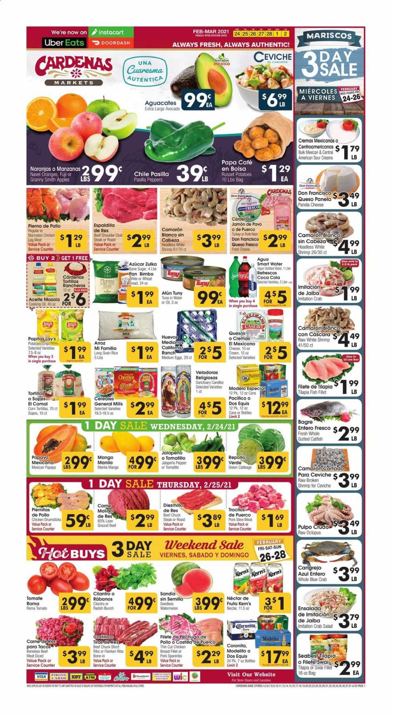 Cardenas (CA, NV) Weekly Ad Flyer February 24 to March 2