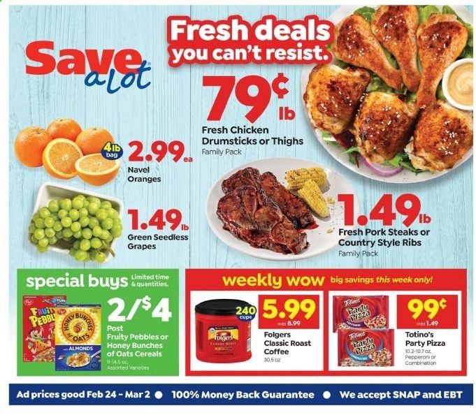 Save a Lot Weekly Ad Flyer February 24 to March 2