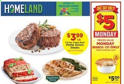 Homeland (OK, TX) Weekly Ad Flyer February 24 to March 2