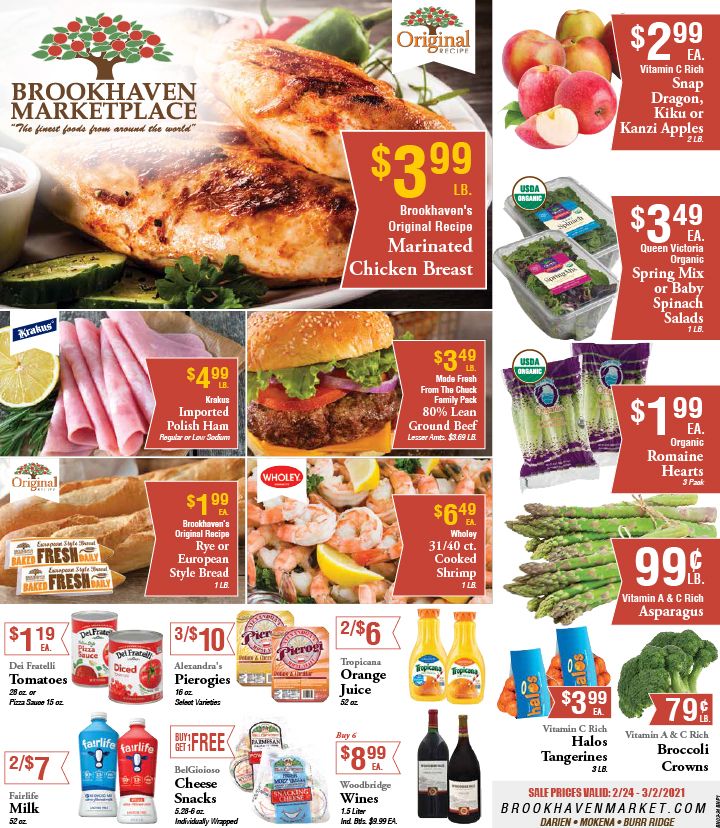 Brookhaven Marketplace Weekly Ad Flyer February 24 to March 2, 2021