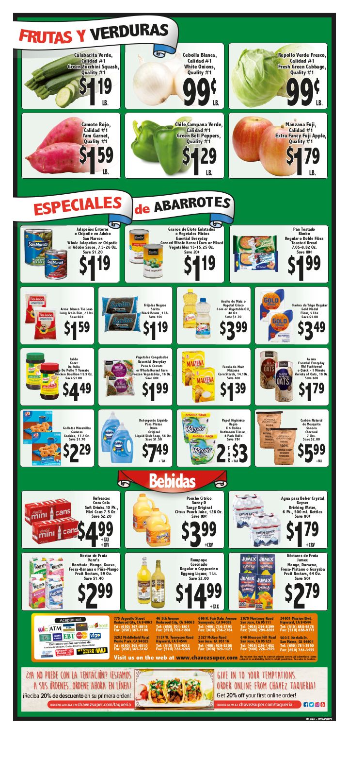 Chavez Weekly Ad Flyer February 24 to March 2, 2021
