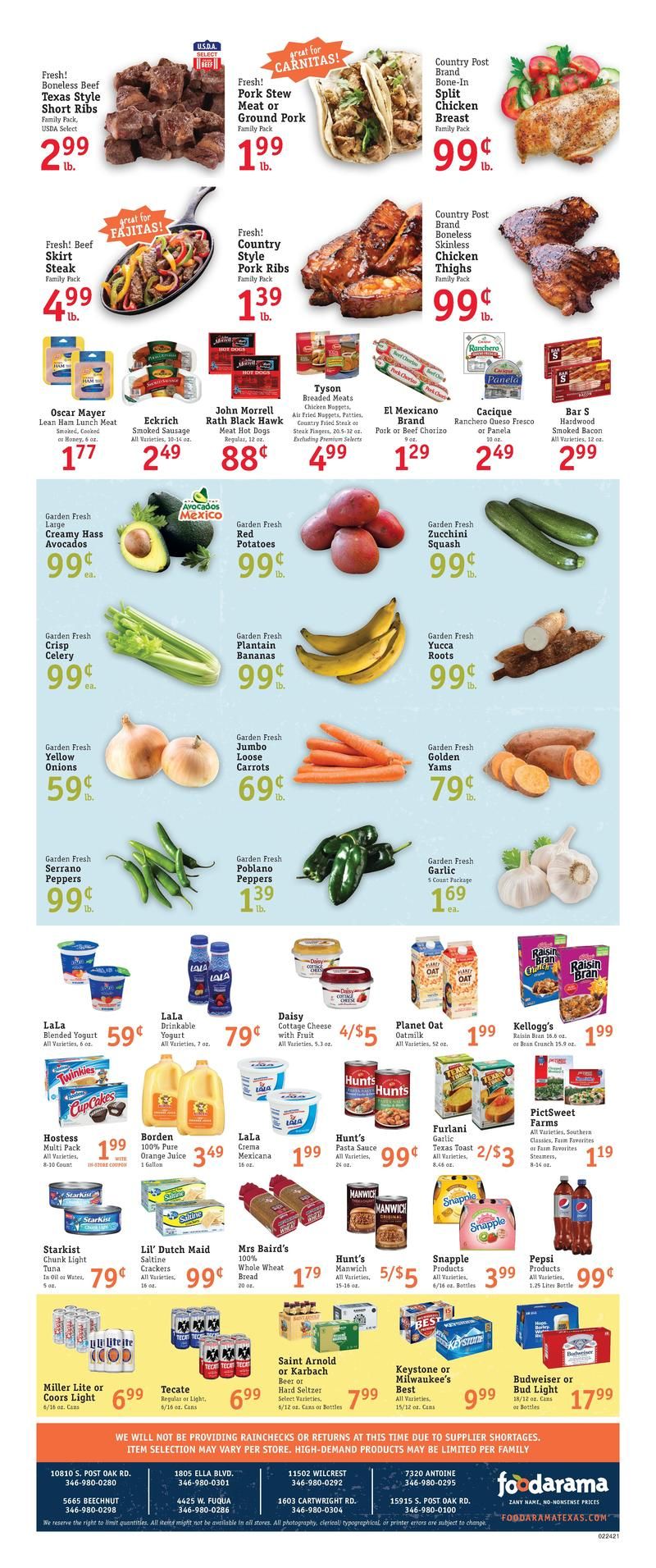 Foodarama Weekly Ad Flyer February 24 to March 2, 2021