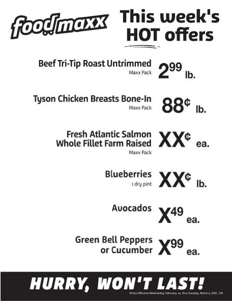 Foodmaxx Weekly Ad Flyer February 24 to March 9, 2021