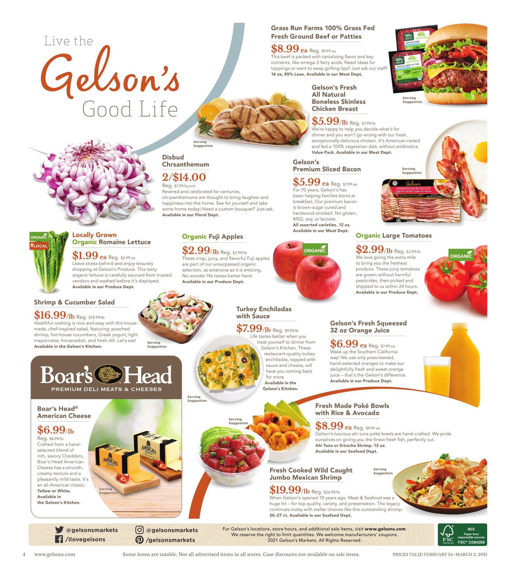 Gelson's Weekly Ad Flyer February 24 to March 2, 2021