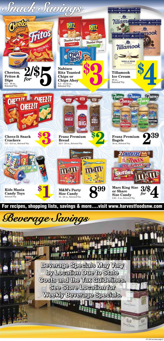 Harvest Foods Weekly Ad Flyer February 24 to March 2, 2021