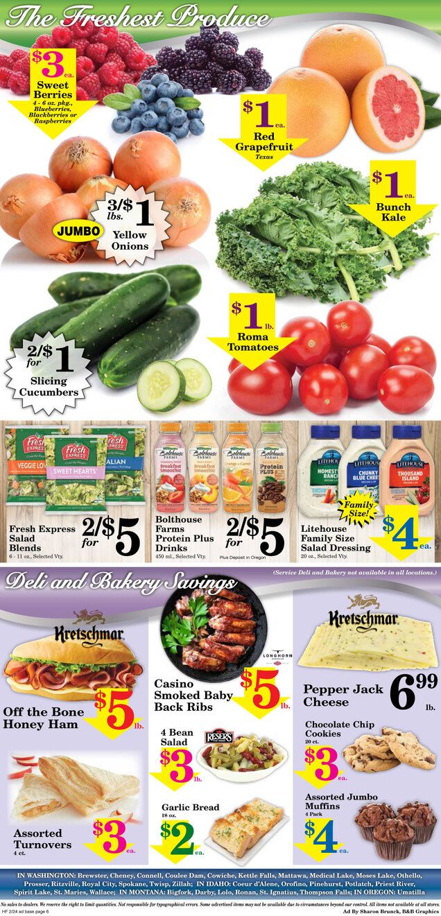 Harvest Foods Weekly Ad Flyer February 24 to March 2, 2021
